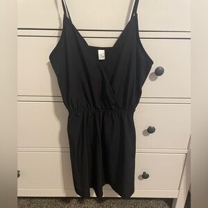 Black Sleeveless Romper